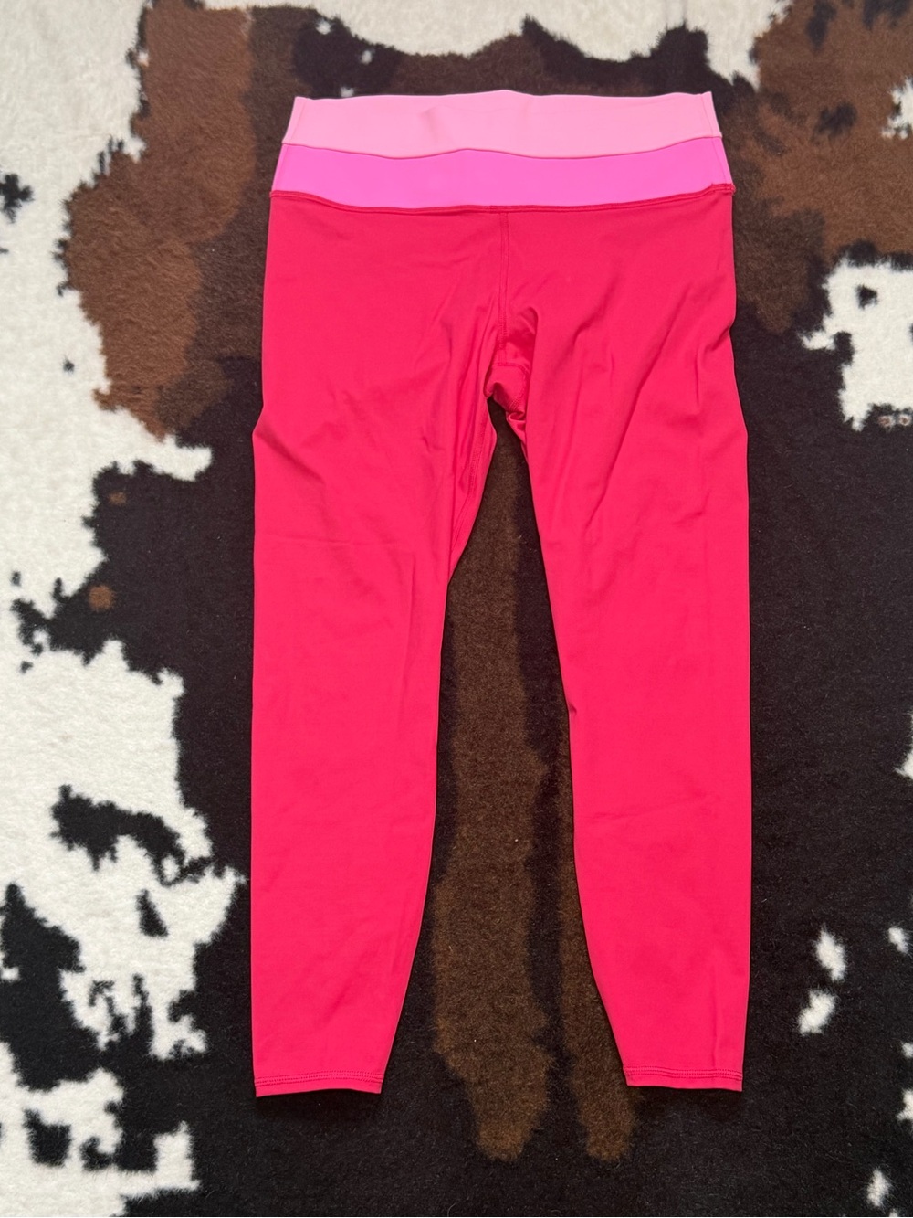 JoyLab Pink Colorblock High Rise Leggings Women’s Large Full Length Activewear - Picture 9 of 9